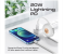 Promate 3-in-1 Retractable 60Watts USB-C Magnetic Charging Cable - White 7 in UAE
