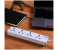 Krypton KNES5081 5Meter Cord 4 Way Universal Type Extension Socket - White 3 in UAE
