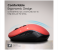 Promate Portable Optical Tracking 2.4G Wireless Mouse with Mini USB Receiver - Red 5 in UAE