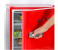 Geepas GRF1202RXE 120 Litre Single Door Retro Mini Defrost Fridge - Red 3 in UAE