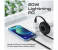 Promate 3-in-1 Retractable 60Watts USB-C Magnetic Charging Cable - Black 7 in UAE