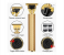 Galaxy Ocean Retro Rechargeable Cordless Hair Clipper For Men - Gold 5 in UAE
