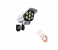 2 pcs 3 Modes Motion Sensor Solar Simulation Camera Wall Lamp Remote Control Outdoor Wall Light - White and Black 2 in KSA