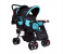 Baby Plus BP7743 Twin Stroller with Reclining Seat - Green 1 in UAE