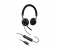 VT8200 Duo+3.5mm Plug and Play Wired Headset - Black 1 in UAE