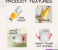 Generic Portable Rechargeable USB Mini Juicer Blender 2 in OMAN