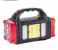 Generic 5 in 1 Solar Torch Light Super Bright Led Flashlight Waterproof 4 Modes Searchlight Emergency with Power Bank - Black-B 2 in OMAN