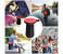 Retractable Handheld Stool Chair for Camping Travel Small Portable Lightweight Collapsible Foldable Seat Chair for Fishing BBQ Outdoors Indoors Kitchen BBQ 2 in KSA
