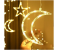 Star Moon Warm Led String Lights Curtain Decor Festival Lights with Battery and USB Charger - 3.5 Meter 3 in KSA