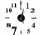 Generic 3D Wall Clock Mirror Wall Stickers Removable Self-Adhesive Art Decal Wall Clocks Home Decoration-C 1 in OMAN