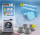 4 Piece Washing Machine Foot Pad Shockproof Noise Image