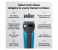 Braun SHAVER310S Wet And Dry Rechargeable Battery Powered Cordless Advanced German Engineering Water Proof Shaver For Men-Blue 4 in UAE