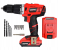 Geepas GPD1820C Rechargeable 18V Battery Capacity Fast Charging 18MM Percussion Drill -Red 3 in UAE