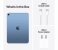 Apple iPad 10th Generation 2022 10.9 inch WiFi 256GB - Blue 5 in UAE