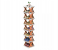 9 Layer Tall Narrow Design Shoe Rack Multi-Use Lightweight Space Saving Fabric Storage Organizer Free Standing 1 in UAE
