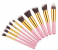 9pc makeup brushes set for foundation powder blusher lip eyebrow eyeshadow eyeliner brush cosmetic tool 3 in KSA
