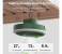 Generic Aromatherapy LED Light Mini Portable Ceiling Fan Rechargeable Camping Bedroom Small Portable USB Outdoor Ceiling Fan A 3 in KSA