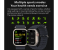 Blulory Glifo 8 Ultra Smart Watch - Orange 5 in UAE