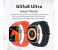 Blulory Glifo 8 Ultra Smart Watch - Orange 7 in UAE