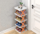 9 Layer Tall Narrow Design Shoe Rack Multi-Use Lightweight Space Saving Fabric Storage Organizer Free Standing 2 in UAE