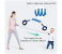 Safety Child Anti Lost Wrist Strap Walking Hand Belt For Kids 5 in UAE