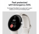 Google Pixel Watch 41mm with Matte Black Stainless Steel case and Obsidian Active band WiFi 11 in UAE
