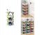 MT X-Shaped 6 Layer DIY Vertical Assembled Multi Purpose Home Decor Shoe Rack 1 in KSA