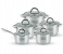 Royalford RF10390 10 Pieces Stainless Steel Cookware Set, Induction Compatible - Silver 1 in KSA