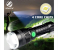 P50 Super Light Rechargeable Led Zoomable Flashlight Aerospace Aluminum Alloy - B 1 in OMAN