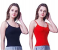 3 Piece Mix Color Modern Camisole Inner Slim Strap Top for Ladies 5 in KSA