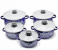 Olympia OE015 10 Pieces Casserole Set with Glass Image