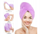 Microfiber Quick Hair Drying Towel Turban Wrap Cap - Assorted Colors 1 in KSA