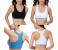 Women's Padded Free Size Striped Mixed Color Sporty Yoga Seamless Bra 3 in KSA