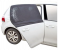 Generic 2Pcs Back Car Window Shade for Baby Adjustable Shade Breathable Mesh Car Curtains Window Net Car Door Outdoor Camping Netting 1 in OMAN