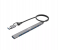 Go-Des Go Des Gd-uc706 7 Compatible Usb Hub Port Type-c - Grey 3 in OMAN