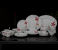 Royalford RF10200 50 pc Opal ware Dinner Set - White 1 in KSA