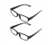 Auto Reading Computer Screens And Read Small Print with Blue Light Blocking Filter UV Ray Glare - Black 1 in UAE