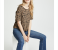 Womens Trendy Round Neck 9044 Leopard Print Daily Wear Comfy T-Shirt - Free Size 3 in OMAN