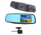 Vehicle Blackbox DVR Car Mirror Camera 1080P Dual Dash Camera Front & Rear View Camera HD Video Recorder 170° Wide Angle Support Night Vision G-Sensor Loop Recording 1 in KSA