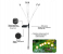 Jongo 8 LED Solar Firefly Lights, Solar Lights for Outside, Solar Outdoor Waterproof Lights, Solar Garden Lights, Solar Garden Decorative Lights Garden Patio Passage Decor, Colorful Lights 1 in OMAN