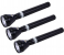 CYBER 3 in 1 Rechargeable LED Stainless Steel Flashlight Black MADE IN JAPAN 4 in UAE