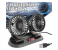 Generic Dual Head Car Fan Portable Vehicle Truck 360° Rotatable Auto Cooling Cooler 1 in OMAN