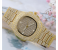 Luxury Quartz Watch with High Quality Cubic Imprint Cut Stone for Women - Gold 1 in KSA
