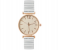 Treasure Simple Ladies Quartz Watch Casual Stainless Steel Elastic Stretch Strap - White 1 in KSA