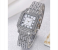 Luxury Women Watch Full Rhinestone Ladies Wrist Watch Relogio Feminino - Silver 3 in KSA