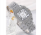 Luxury Women Watch Full Rhinestone Ladies Wrist Watch Relogio Feminino - Silver 2 in KSA