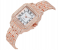 Luxury Women Watch Full Rhinestone Ladies Wrist Watch Relogio Feminino - Rose Gold 3 in KSA