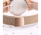 Rhinestone Decor Round Dial Zinc Alloy Strap Quartz Watch with Luminous Bracelet Set - Gold 6 in KSA