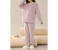 Womens Autumn Winter Warm Pajamas Pants Set Flannel Image