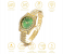 Jongo Rhinestone Trend Ladies Roman Dial Watch Watch Stainless Steel Bracelet - Green 2 in UAE